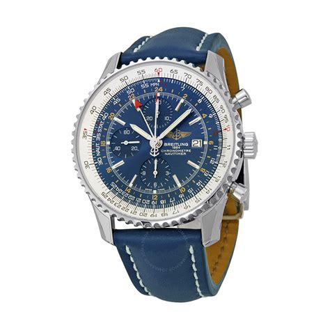 breitling navitimer world blau|breitling navitimer bezel.